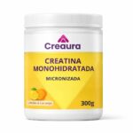 CREATINA MONOHIDRATADA 300G SABOR LIMÃO LARANJA